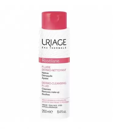 URIAGE ROSÉLIANE FLUIDE DERMO-NETTOYANT 250 ML