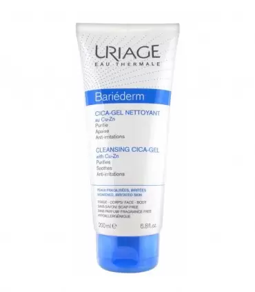 URIAGE BARIÉDERM CICA-GEL NETTOYANT AU CU-ZN 200 ML