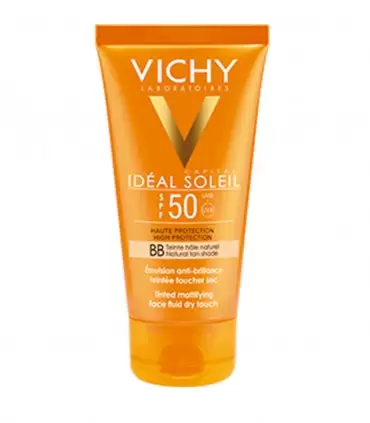 VICHY IDEAL SOLEIL CRÈME ANTI-BRILLANCE TEINTÉE TOUCHER SEC 50 ML