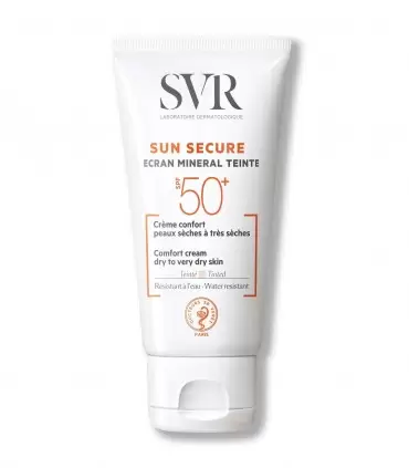 SVR SUN SECURE ECRAN MINÉRAL TEINTÉ SPF50+ CRÈME PEAUX SÉCHES 50ML