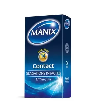 MANIX CONTACT SENSATIONS INTACTES BOITE DE 14