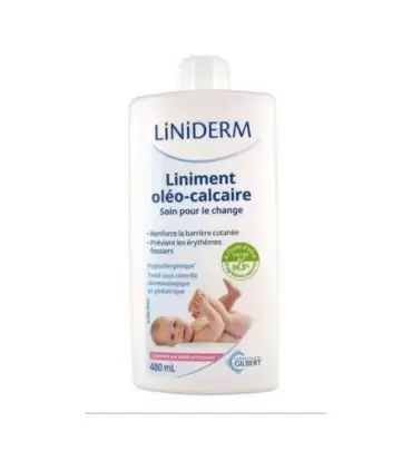 GILBERT LINIMENT LINIDERM OLÉO-CALCAIRE STABILISÉ 480 ML