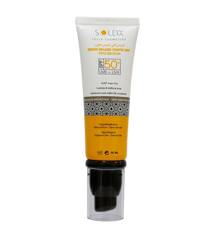 SOLEIX CREME SOLAIRE TIENTEE SPF 50+ UVB+UVA